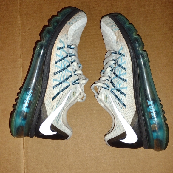 Nike Air Max Clear Water Running Sneakers White Shoes 698903-104 Womens Size-5.5 - Picture 3 of 12